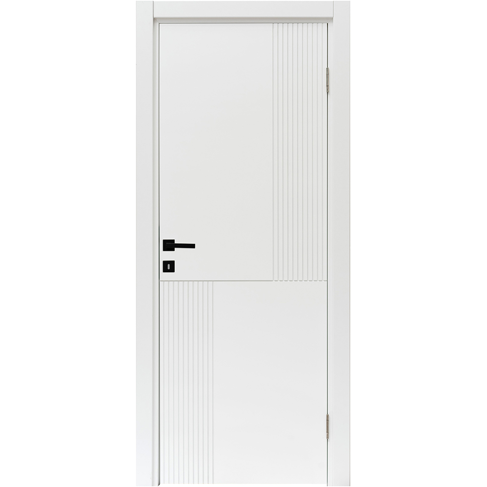Usa interior Rifline, fara geam, reversibila, MDF, 88 x 203 cm, alb
