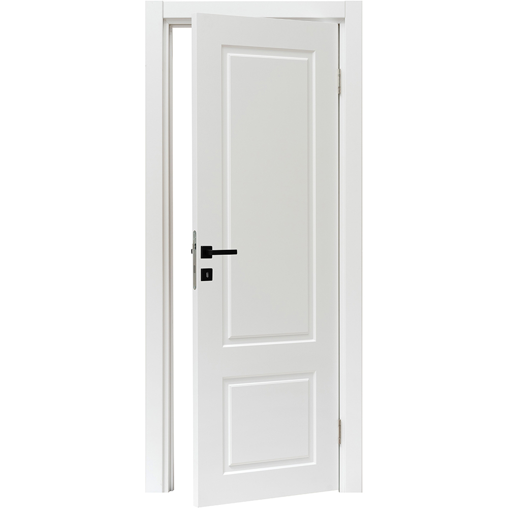 Usa interior Contur, fara geam, reversibila, MDF, 68 x 203 cm, alb