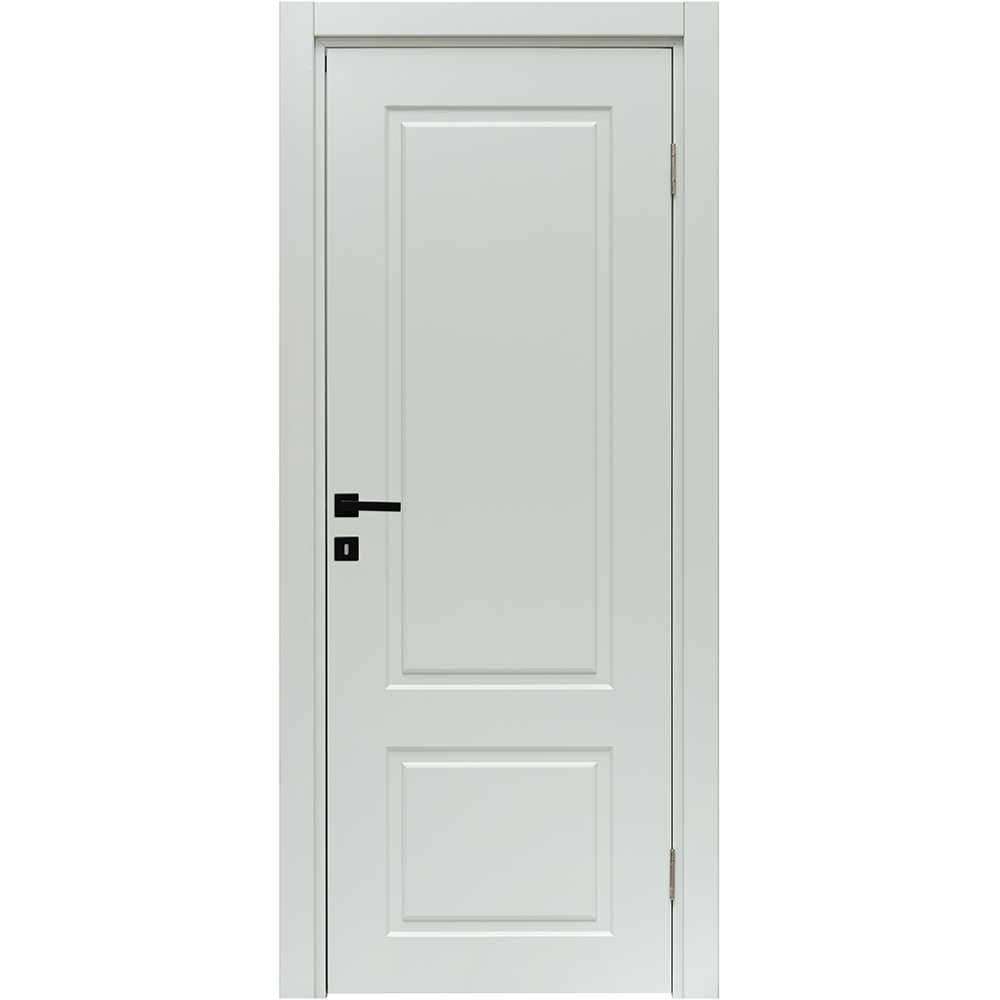 Usa interior Contur, fara geam, reversibila, MDF, 88 x 203 cm, gri deschis