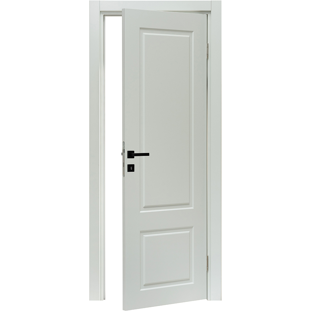 Usa interior Contur, fara geam, reversibila, MDF, 88 x 203 cm, gri deschis