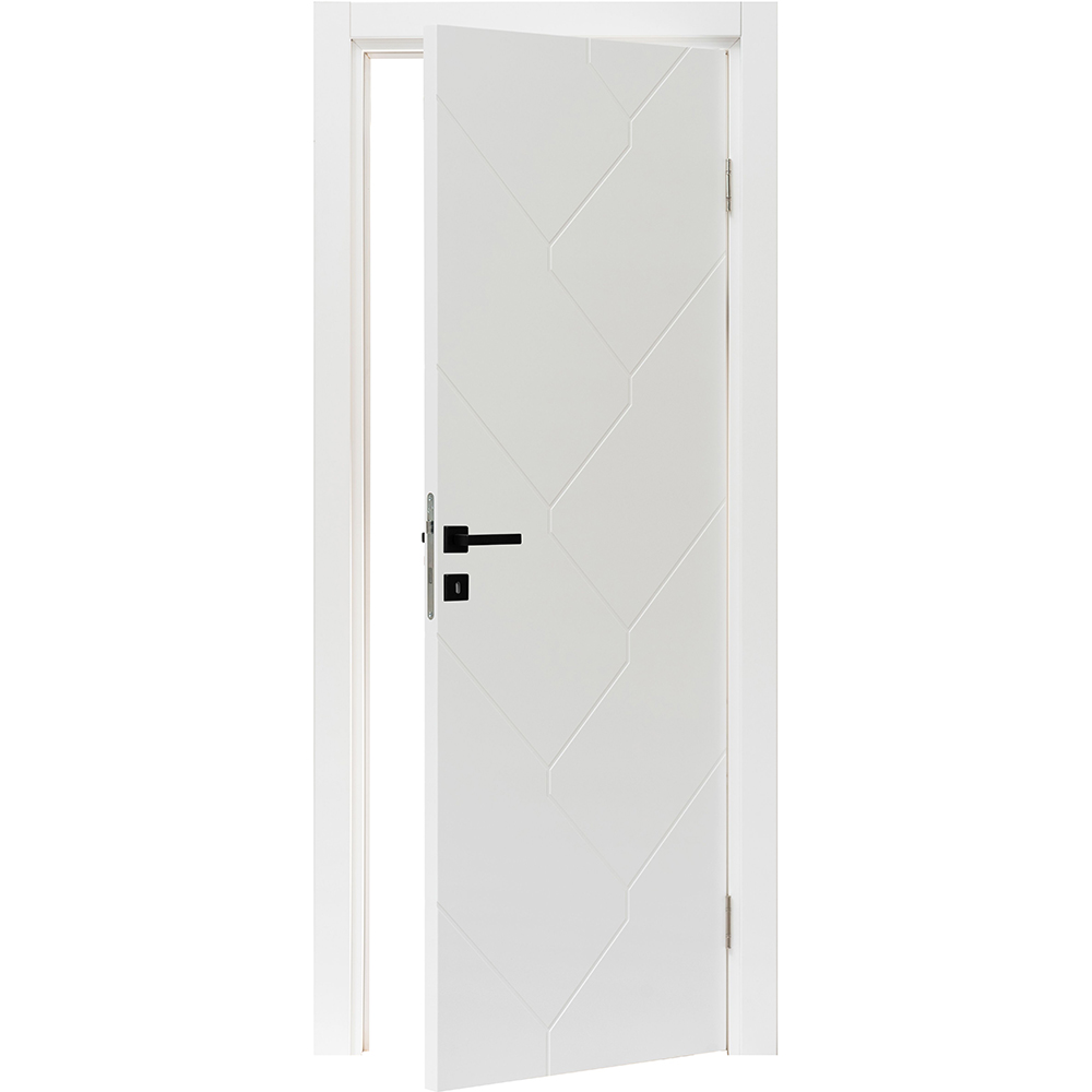 Usa interior VELTA Fagaras, fara geam, reversibila, MDF, 68 x 203 cm, alb
