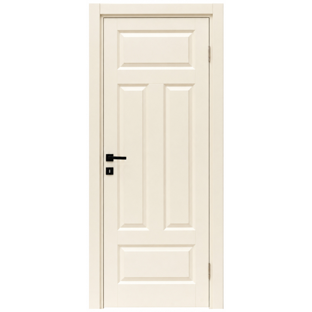 Usa interior Elegant, fara geam, reversibila, MDF, 88 x 203 cm, crem