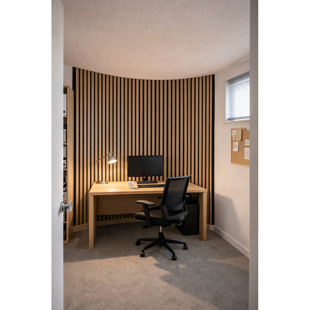 Panou acustic flexibil VELTA DOORS, 600 x 2600 mm, maro