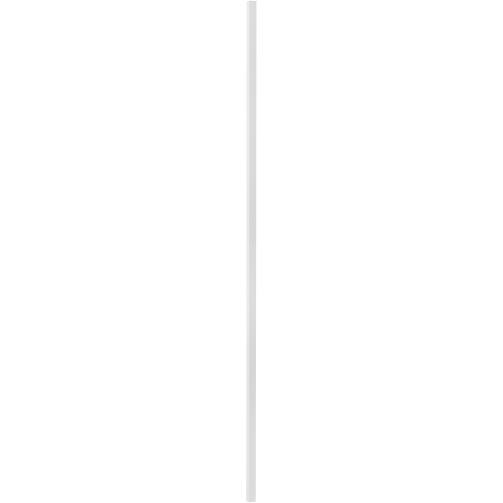 Accesoriu inchidere laterala panou acustic VELTA DOORS, 35 x 2600 mm, alb