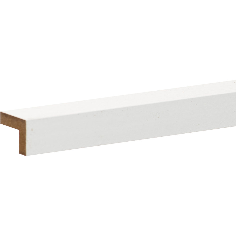 Accesoriu inchidere laterala panou acustic VELTA DOORS, 35 x 2600 mm, alb