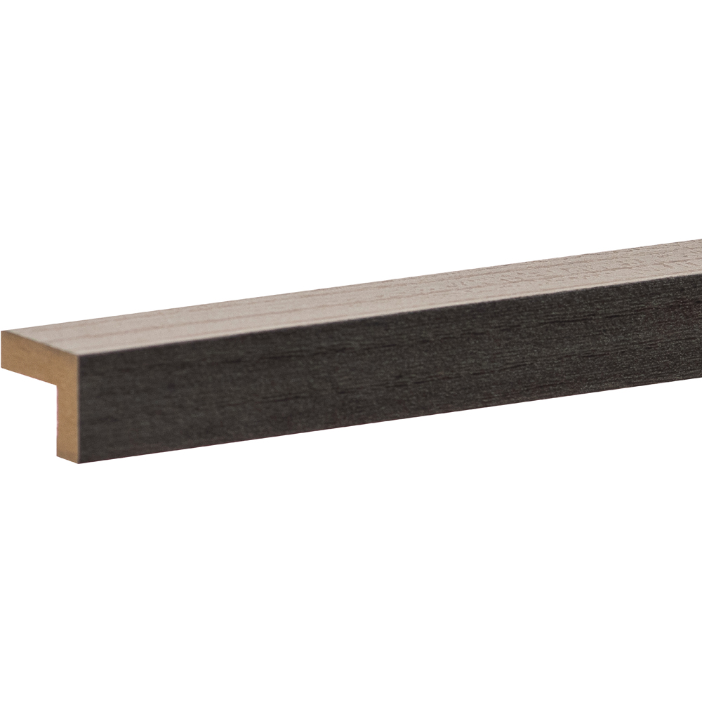 Accesoriu inchidere laterala panou acustic VELTA DOORS, 35 x 2600 mm, negru