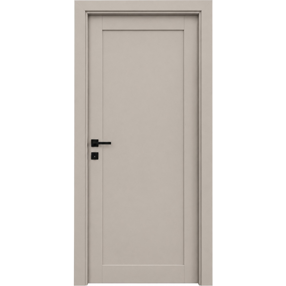 Usa interior Mod, fara geam, reversibila, MDF, 88 x 203 cm, gri mat