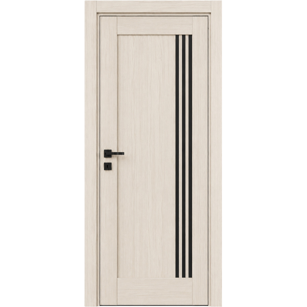 Usa interior Norden, fara geam, reversibila, MDF, 68 x 203 cm, maro deschis