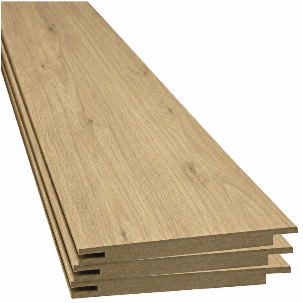 Set extensie toc, MDF, 12 x 210 cm, galben inchis