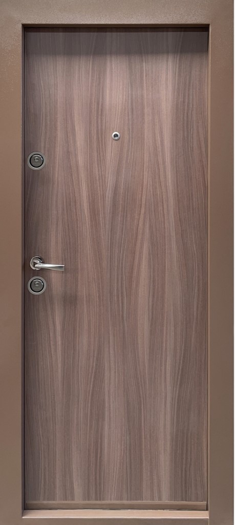 Usa de intrare pentru apartament BC112, fara geam, dreapta, metal, 77 x 194 cm, grafit