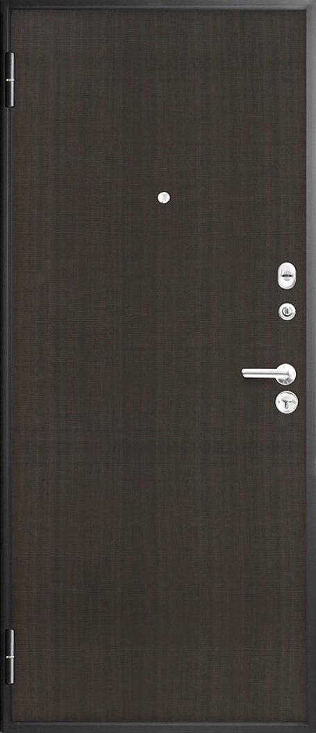 Usa de intrare pentru apartament BELLA CASA M92, fara geam, stanga, metal, 86 x 205 cm, wenge