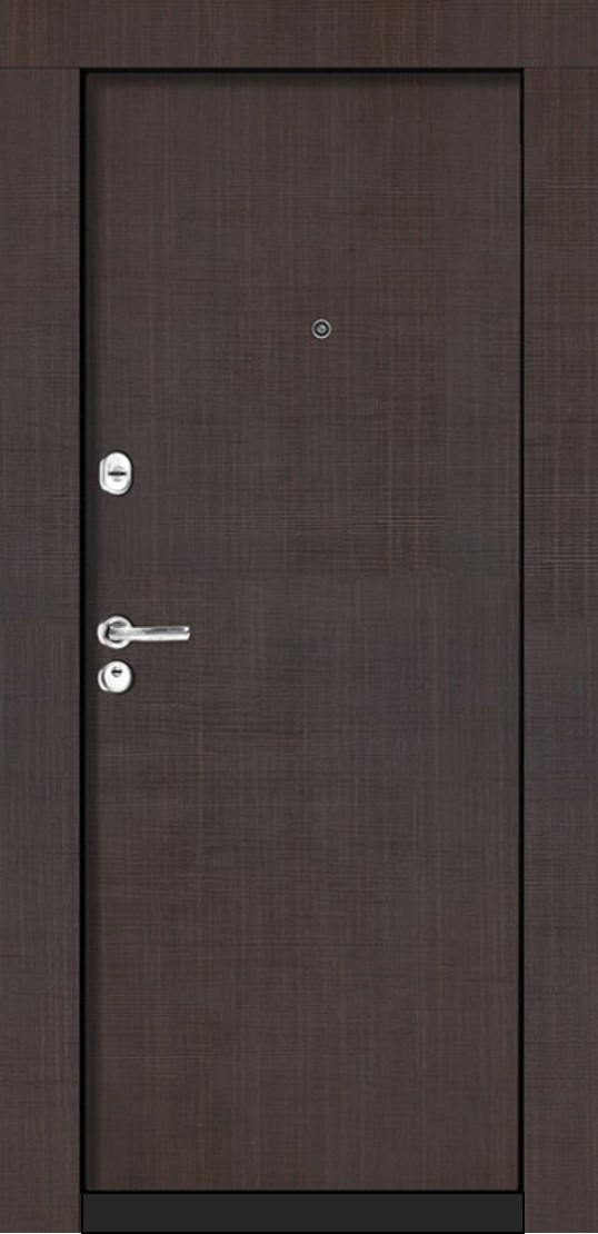 Usa de intrare pentru apartament BELLA CASA M92, fara geam, stanga, metal, 86 x 205 cm, wenge