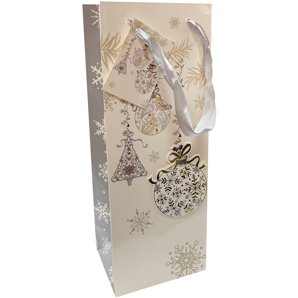 Punga sticla SAVCOM Craciun 3D, 12.5 x 33 x 10 cm, diverse modele