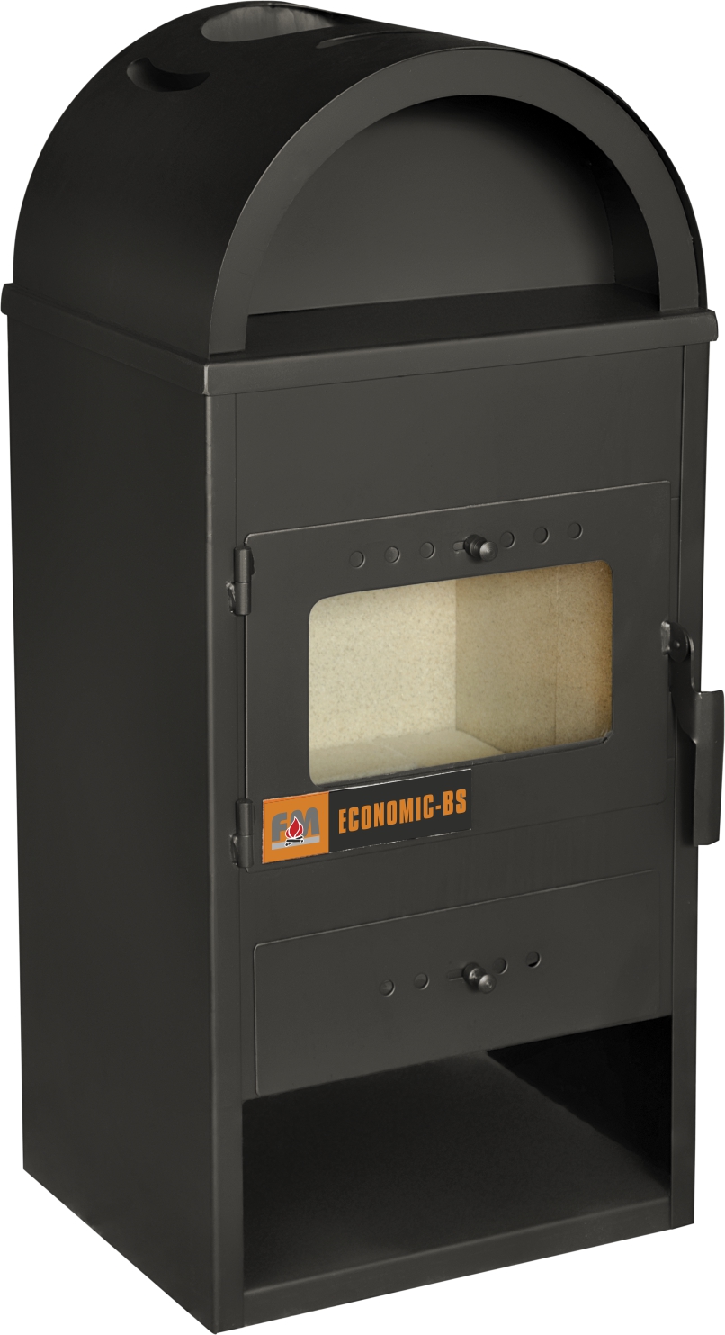 Semineu economic pe lemne BS, 9 KW, 44.5 x 37.5 x 97 cm