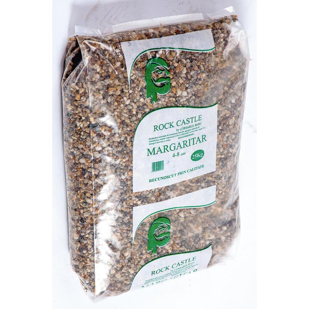 Nisip margaritar granule 4-8 mm, 25 kg 