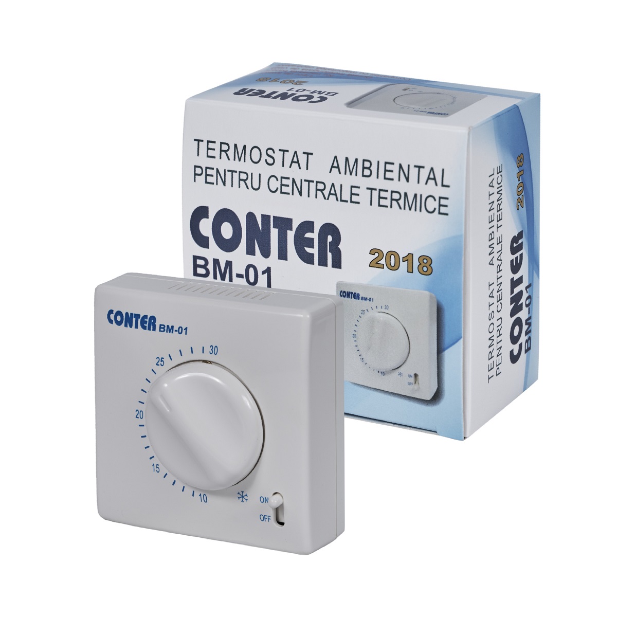 Termostat ambianta mecanic cu fir Conter BM-01