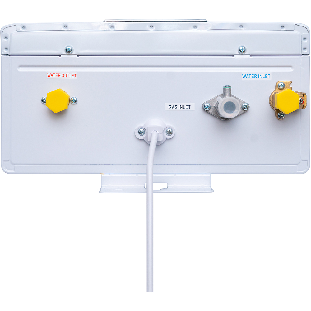 Instant apa calda pe gaz GPL/GN CALORE Premium, 24kW, 12/min, afisaj LED, alb