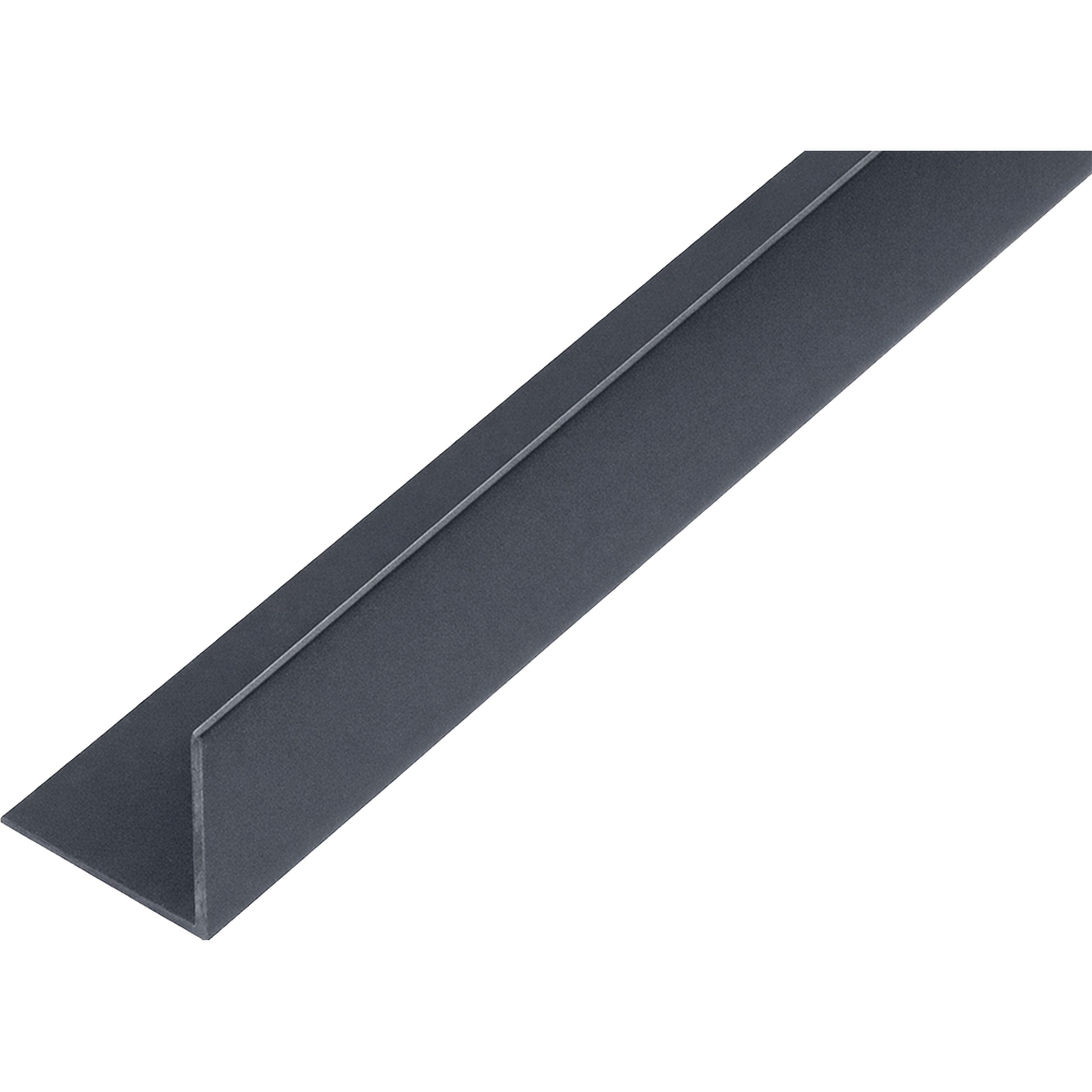 Profil L lambriu Sunny Plast, PVC, 3 m, gri antracit