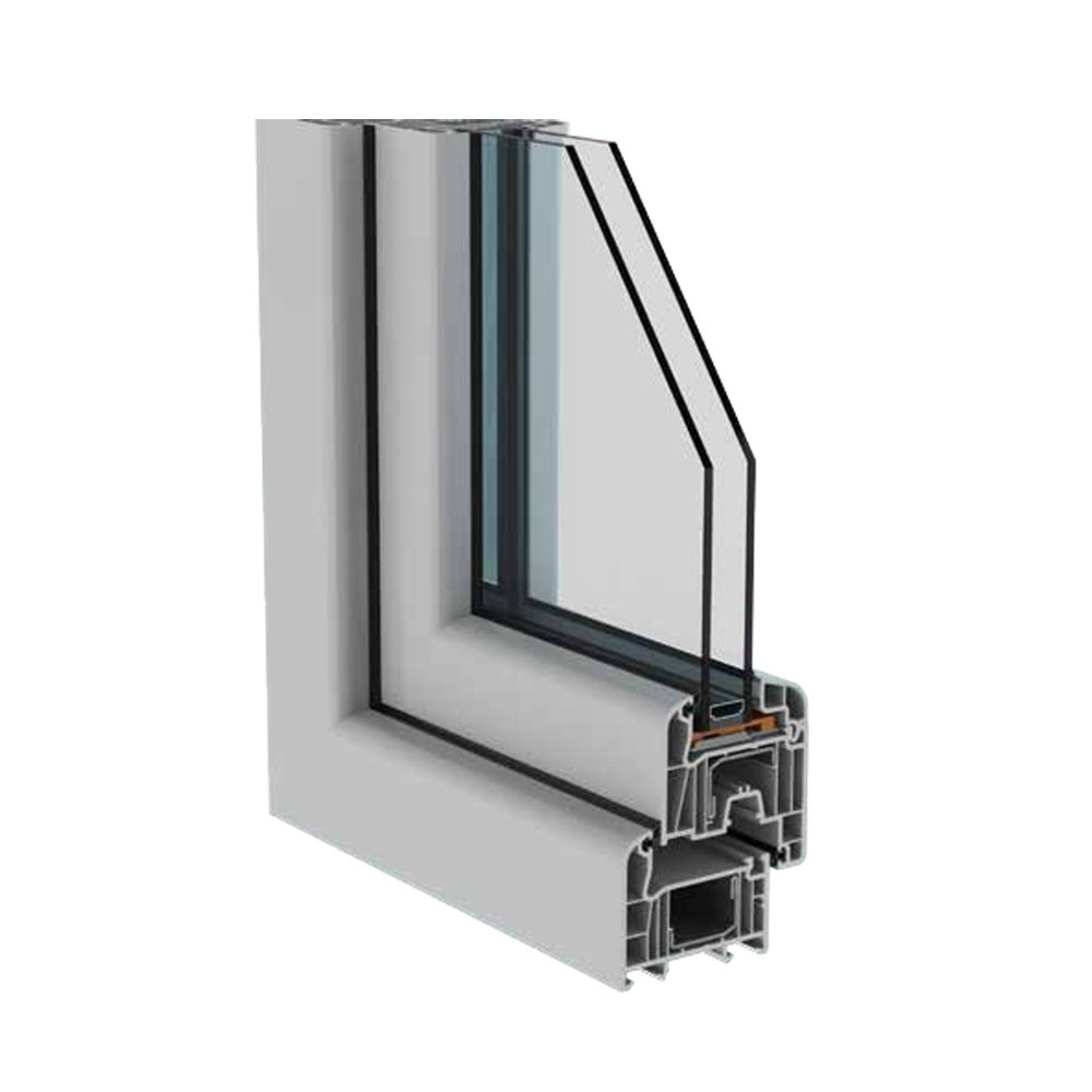 Fereastra termopan APLAST, PVC, 4 camere, 136 x 116 cm, deschidere oscilobatanta dreapta, alb