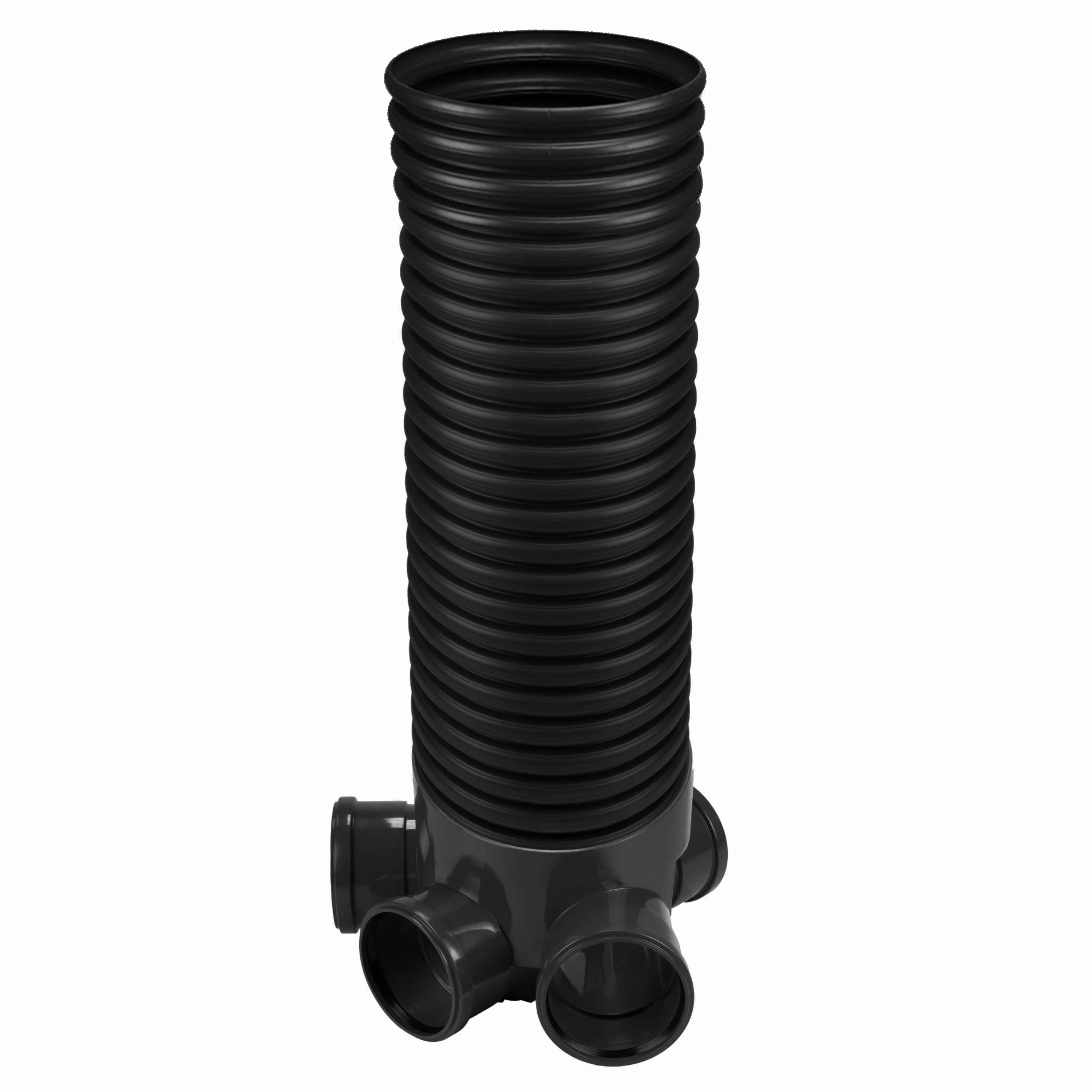 Baza camin, plastic si polipropilena Vodaland, exterior, 1200 x 315 mm, negru