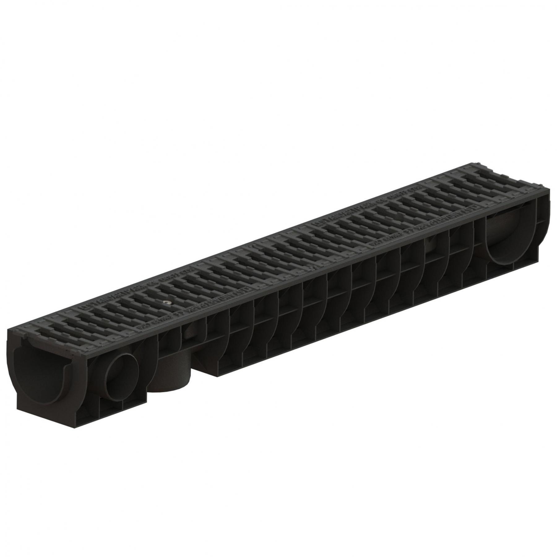Rigola PP cu gratar Fonta C250, H120  Vodaland