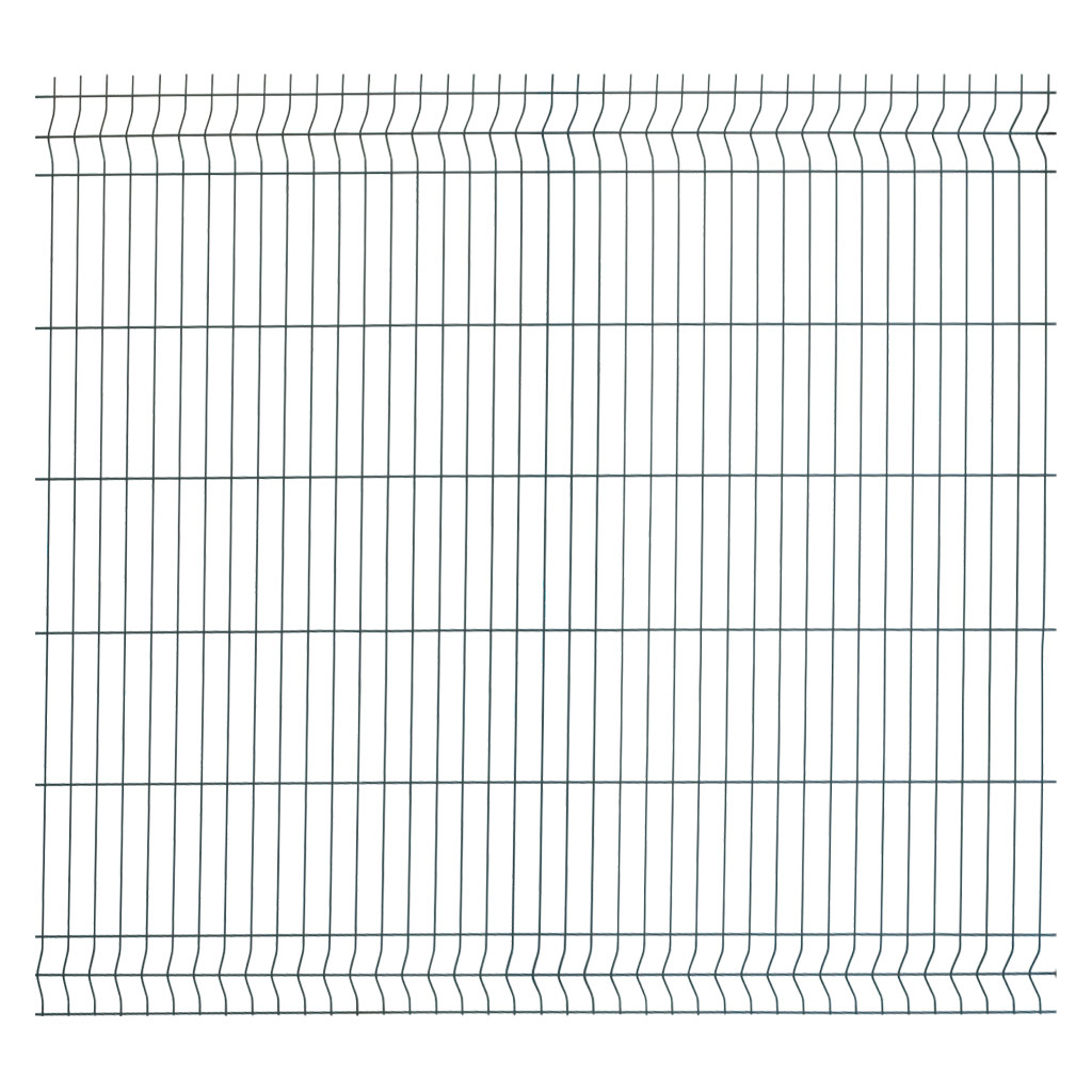 Panou gard bordurat zincat, 120 x 250 cm, 3.5 mm, otel, zincat