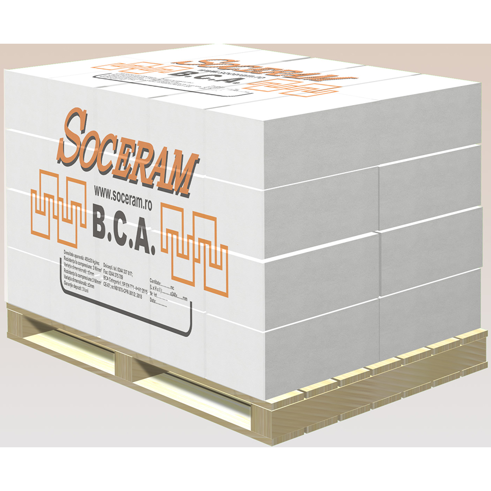BCA SOCERAM, 65 x 24 x 40 cm, 2.34 mc, vanzare la palet 