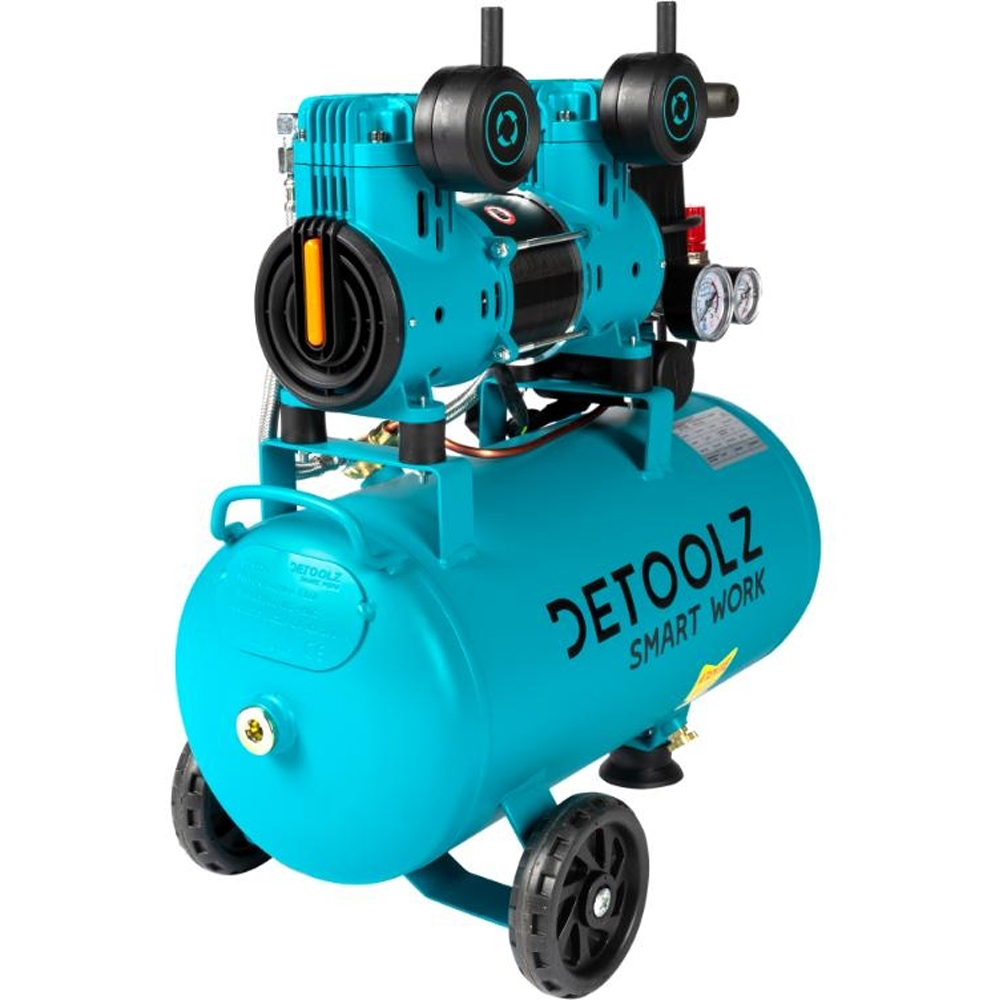 Compresor aer DETOOLZ DZ-C334, fara ulei, 1500W, 24l, 154 l/min, 8 bar