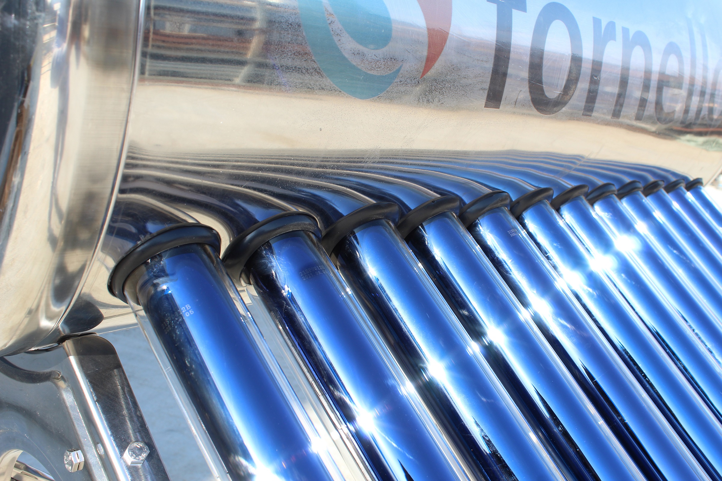 Panou solar nepresurizat, volum rezervor 122L, 15 tuburi Fornello