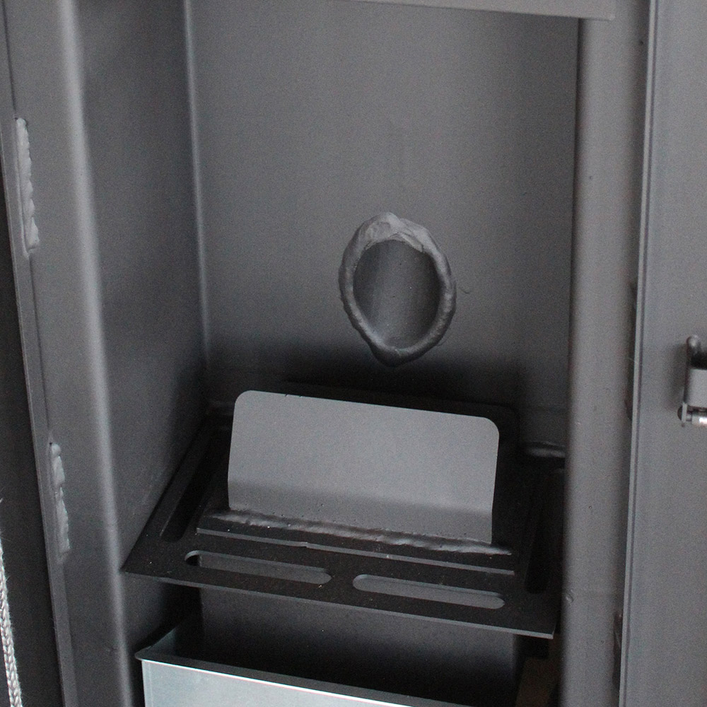 Cazan pe peleti FORNELLO Fiama Confort B, 25 kW, 56 x 61 x 110, pompa si vas expansiune, negru