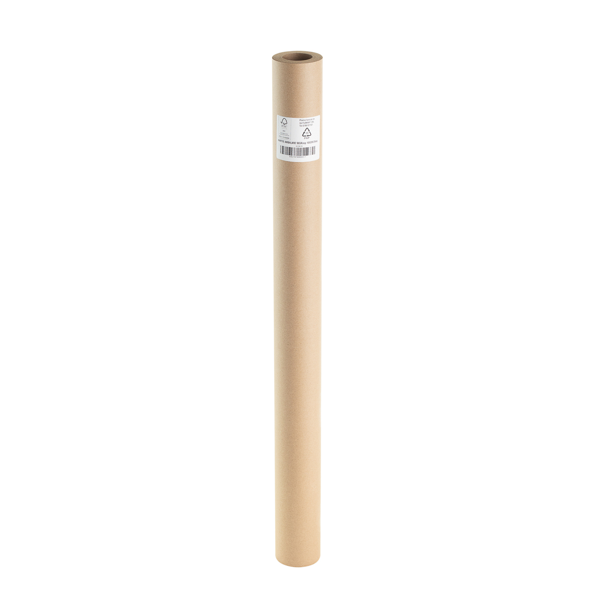 Rola pentru ambalare, hartie, maro, 90 g/mp