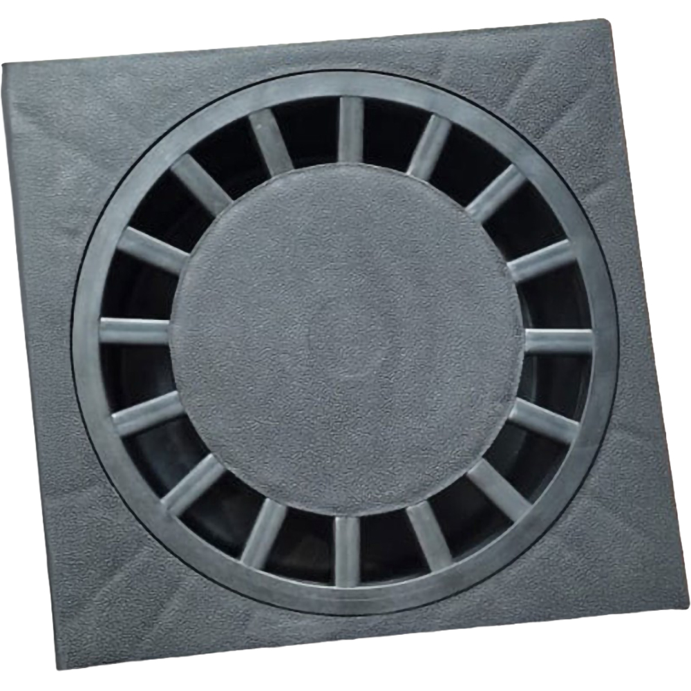 Sifon filtru VODALAND SPPN300300, polipropilena, 300 x 300 mm, negru