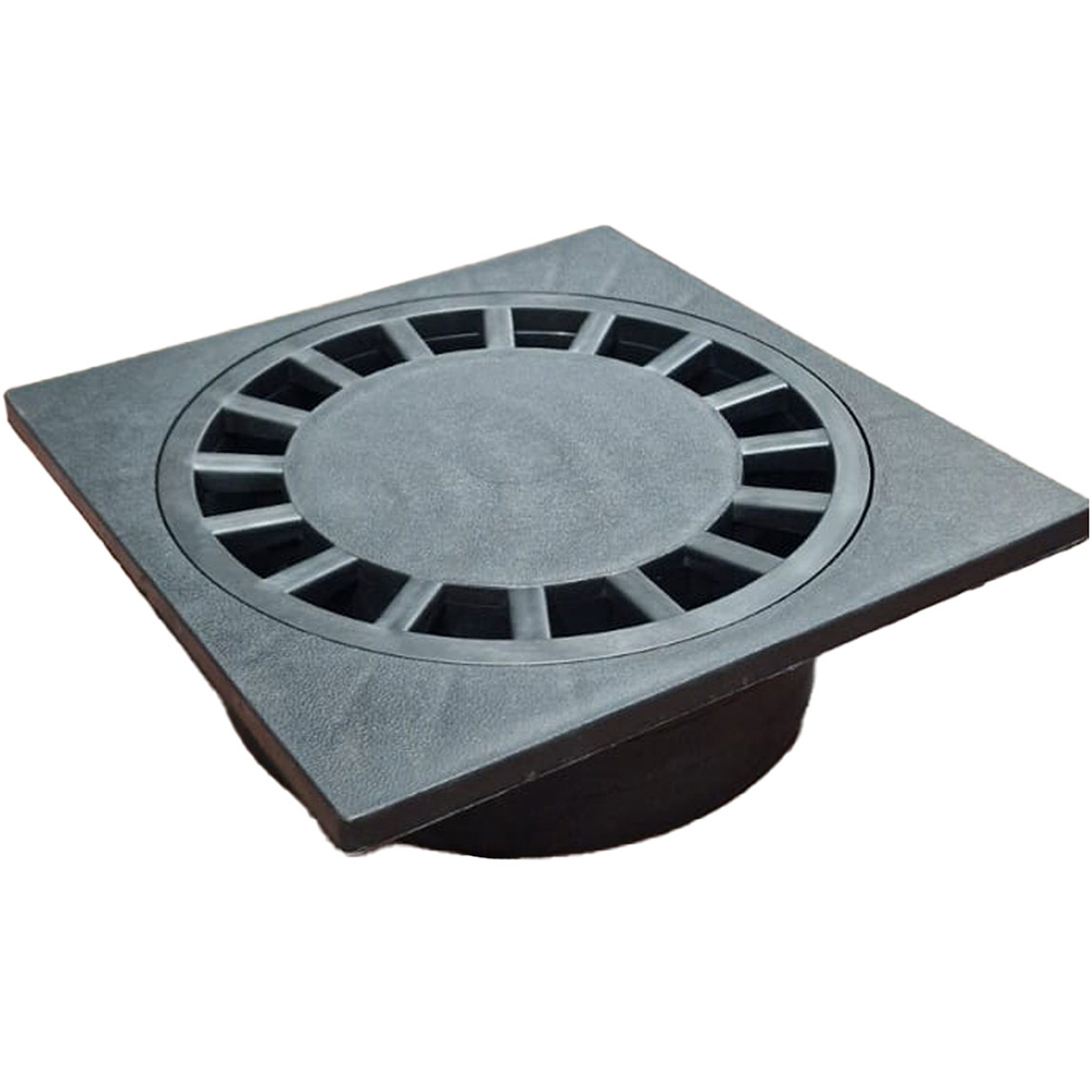 Sifon filtru VODALAND SPPN200200, polipropilena, 200 x 200 mm, negru