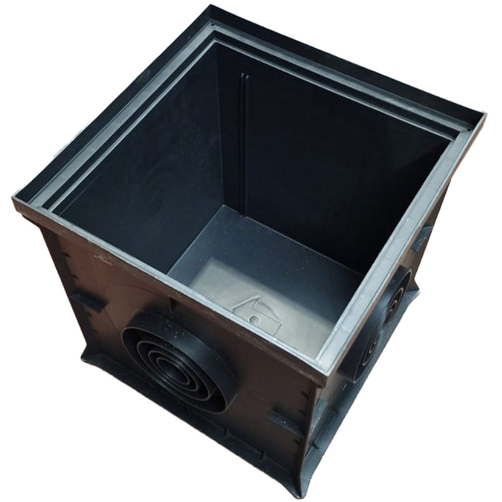 Camin pluvial VODALAND 8472IN, polipropilena, A15-C250, 400 x 400 x 400 mm, negru