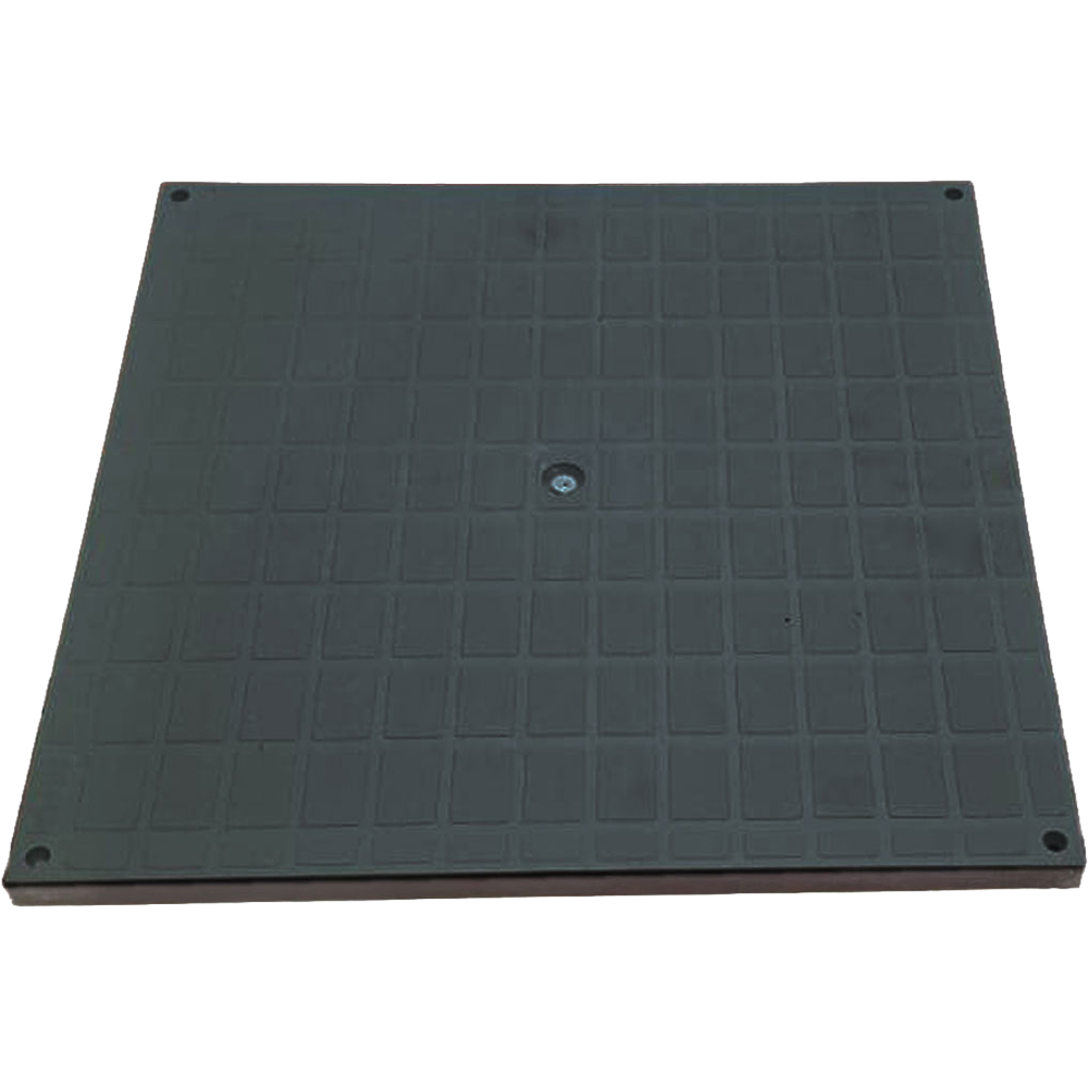 Capac pentru camin pluvial VODALAND 98472IN, polipropilena, A15, 400 x 400 mm, negru