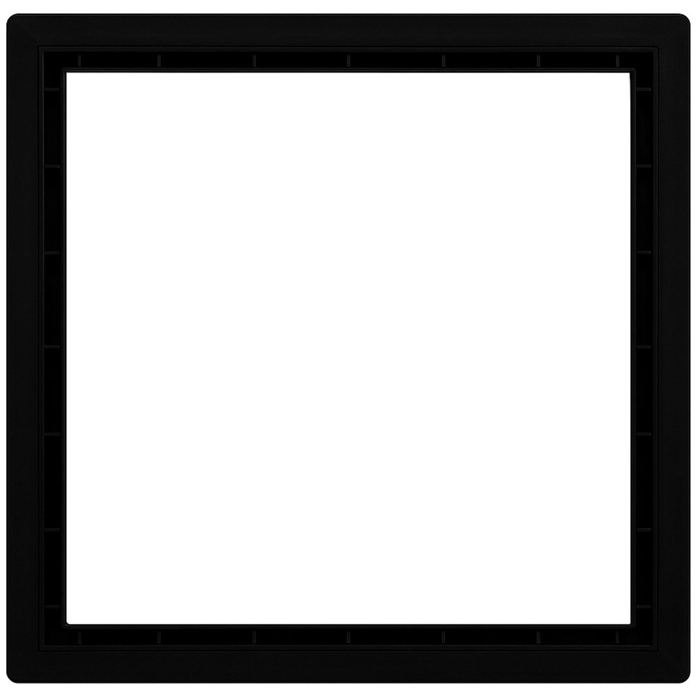 Cadru pentru camin pluvial VODALAND 555IN, polipropilena, A15, 550 x 550 mm, negru