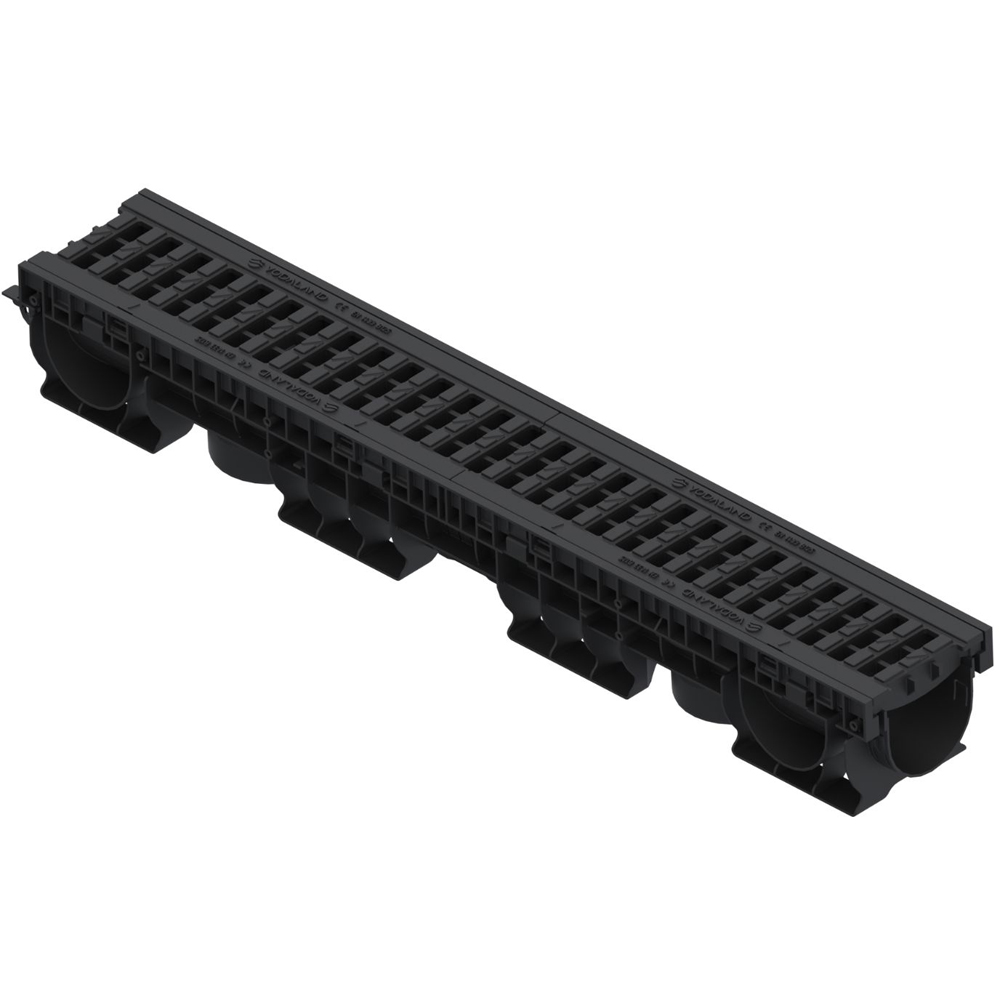 Rigola PP VODALAND, gratar compozit, traficabila Cl B125, 1 x 16 x 13.5 cm