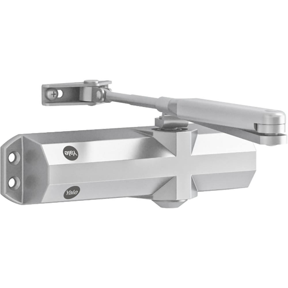 Amortizor usa cu brat YALE Hold Open 4000, latime usa 10cm, 80Kg