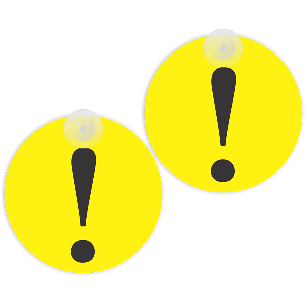 Set Semn auto "Incepator" Creative Sign, 9.5 cm
