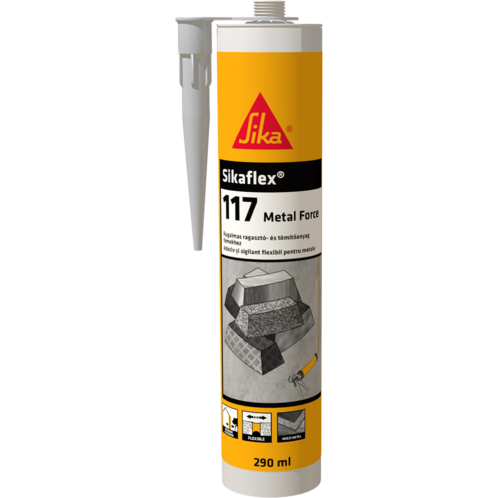 Adeziv constructii SIKA Sikaflex, 117 metal force, 290ml