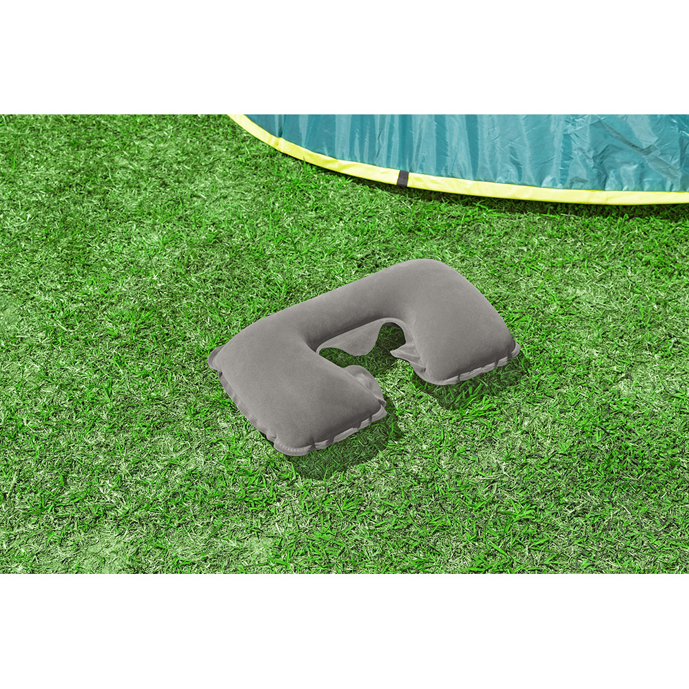 Perna gonflabila de calatorie BESYWAY, pentru gat, 37 x 24 x 10 cm, vinil, asortate