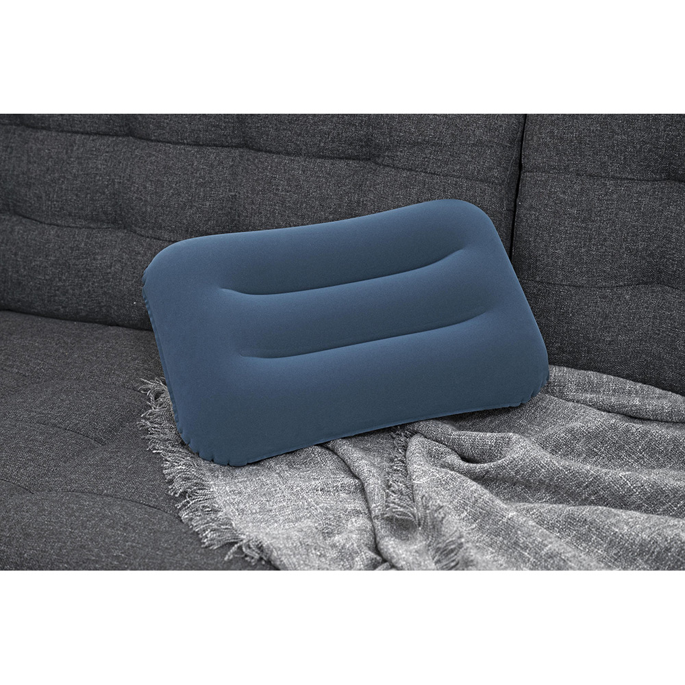 Perna gonflabila de camping 42 x 26 x 10 cm, vinil, asortata