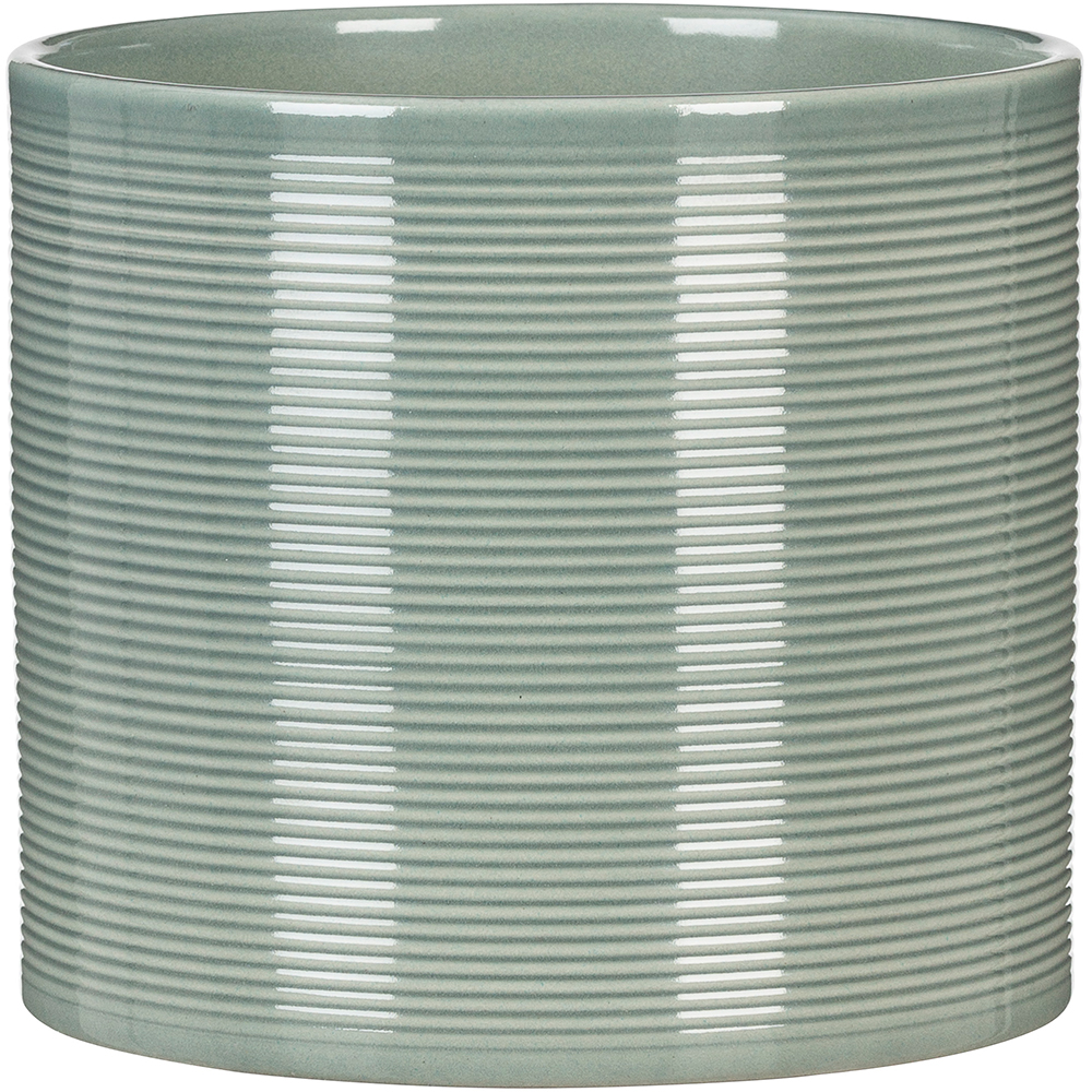 Ghiveci flori SCHEURICH, ceramica, D 14 cm, verde