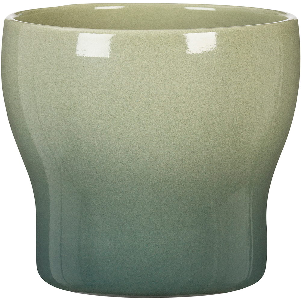 Ghiveci flori SCHEURICH, ceramica, D 13 cm, verde marin