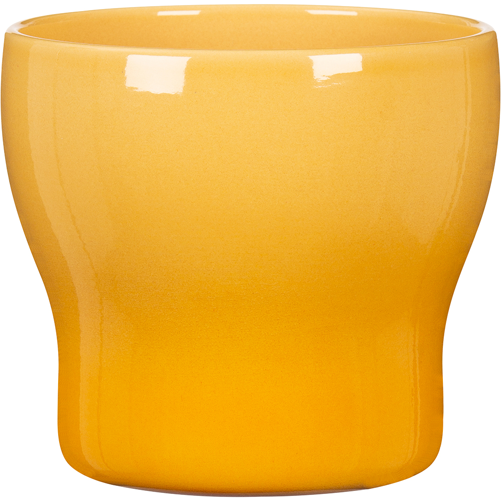 Ghiveci flori SCHEURICH, ceramica, D 13 cm, galben