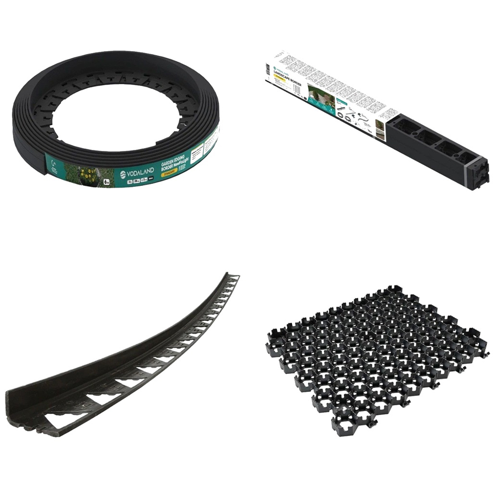 Ancora PP pentru pavela VODALAND 68421-10, 18 cm, negru, 10 bucati