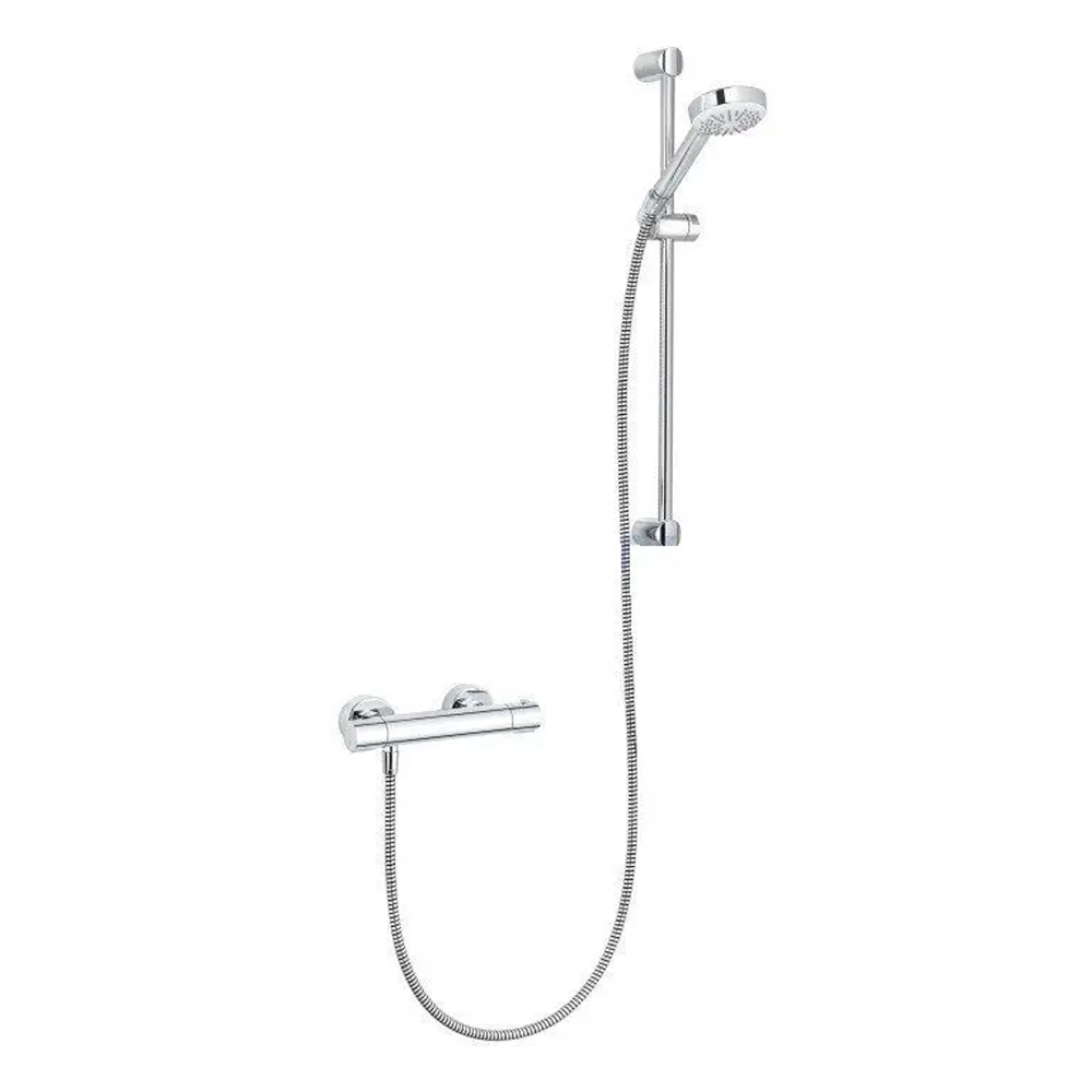 Set dus KLUDI Logo 6857505-00, termostat, 1 functie, crom