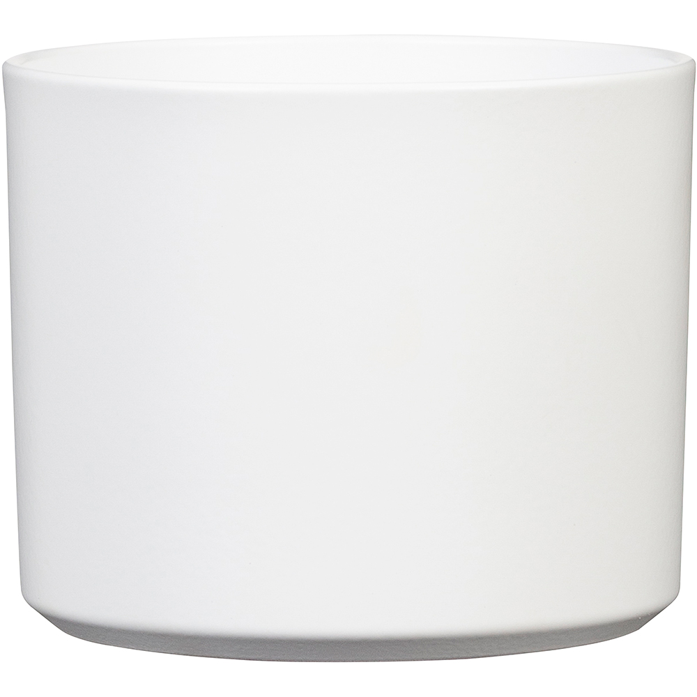 Ghiveci flori SCHEURICH, ceramica, D 14 cm, alb