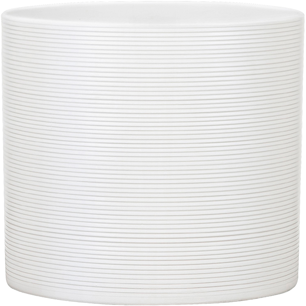 Ghiveci flori SCHEURICH, ceramica, D16 cm, alb