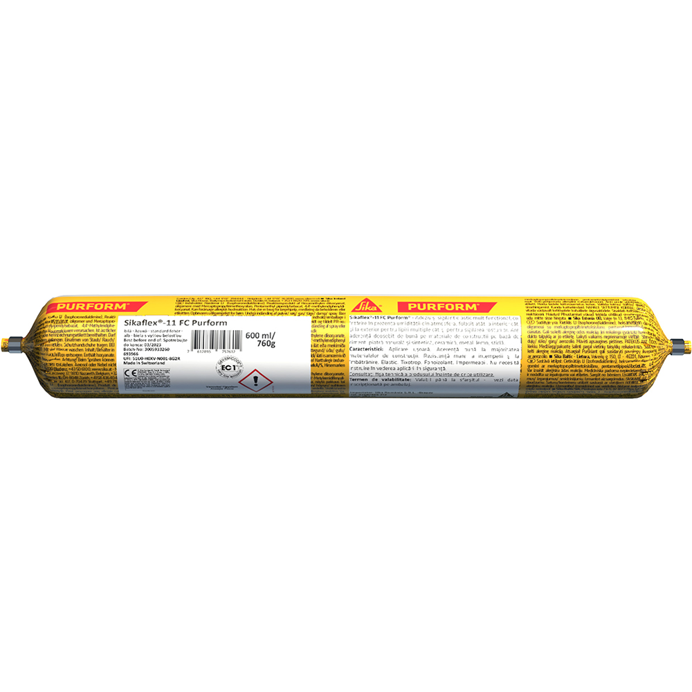 Sigilant adeziv SIKA 11 FC Purform, negru, 600 ml